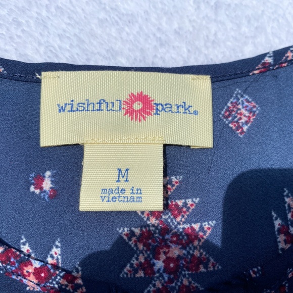 Women Wishful Thoughts Sleeveless Boho blouse size Medium - Picture 2 of 7